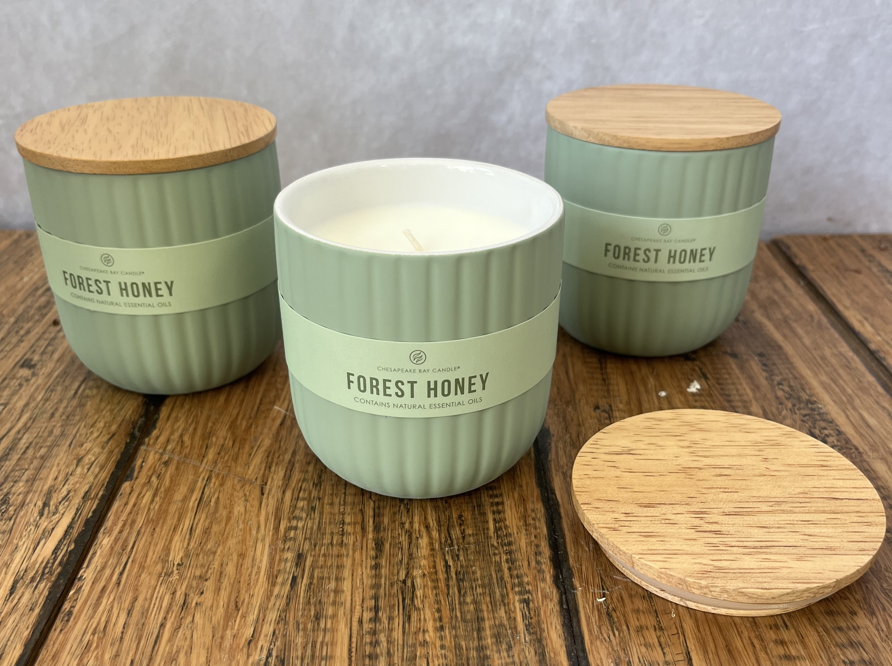 Forest Honey essential oil candle
